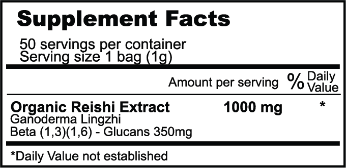 Organic Reishi Mushroom Powder Extract