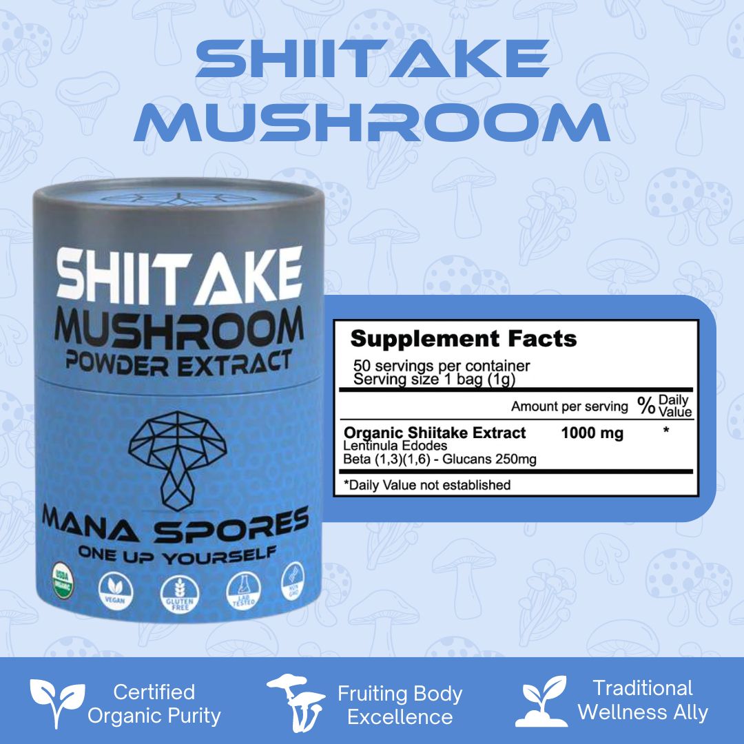 Organic Shiitake Mushroom Powder Extract