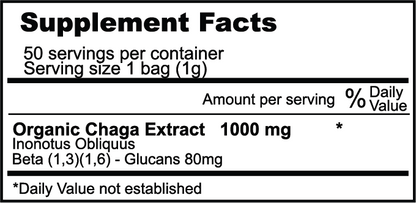Organin Chaga Mushroom Powder Extract