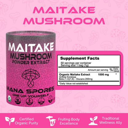 Organic Maitake Mushroom Powder Extract